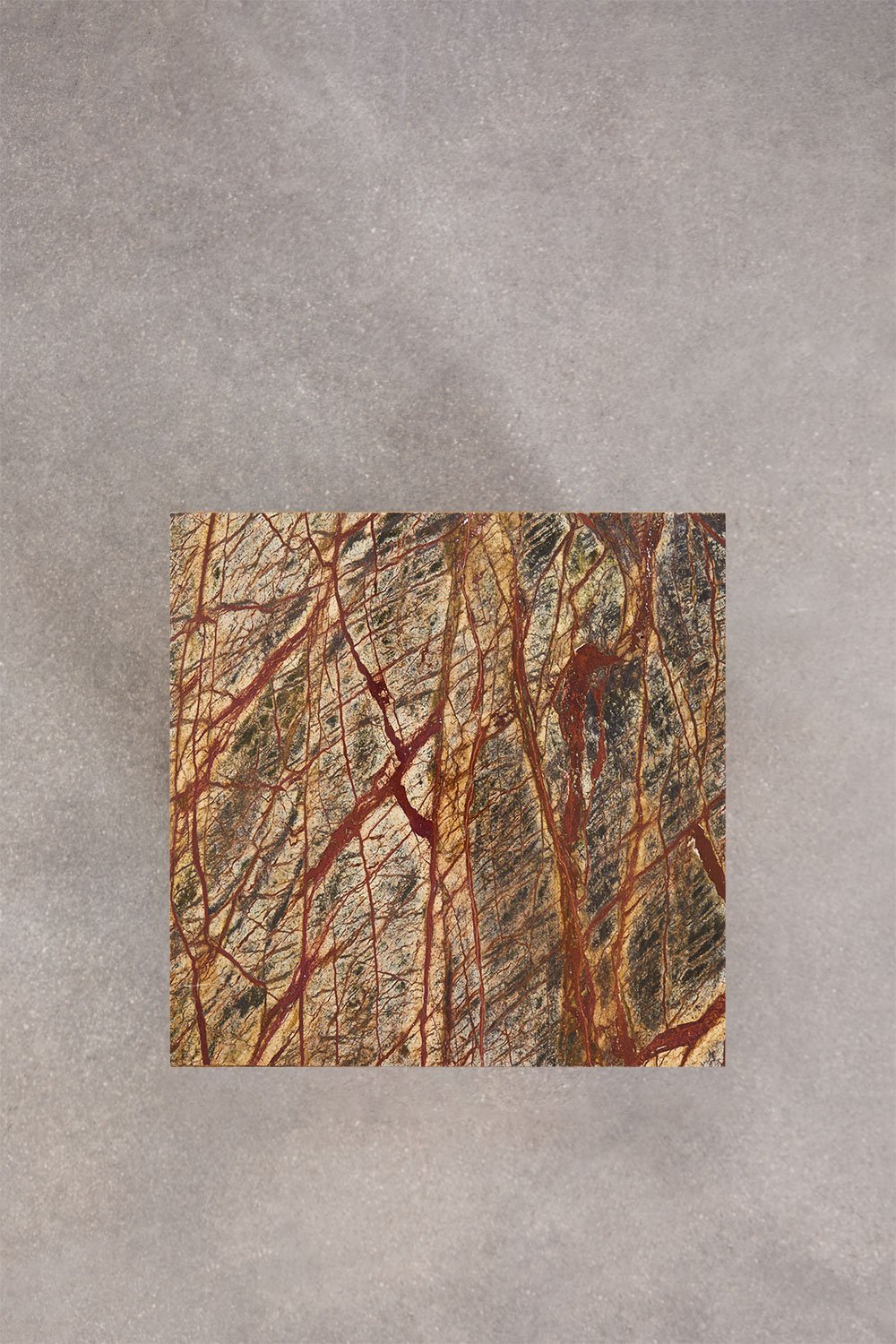 Comodino quadrato 35x35 cm in pietra naturale Aluret, immagine della galleria 4