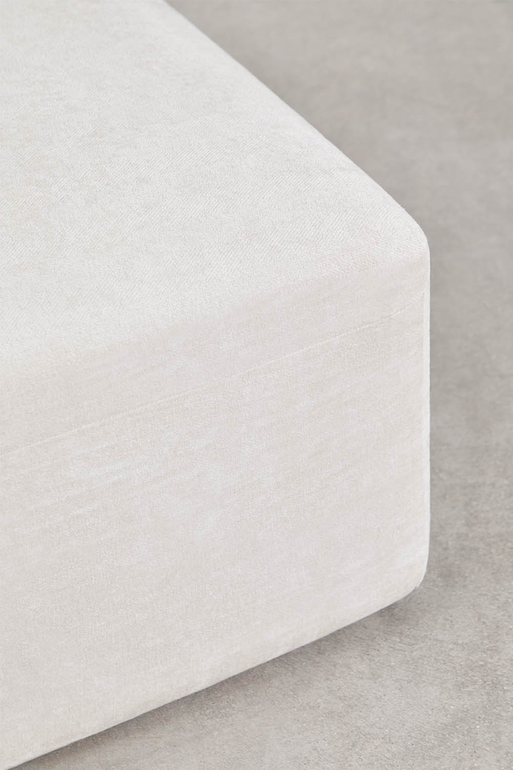 Pouf in ciniglia confezionato sottovuoto Norridge, immagine della galleria 3