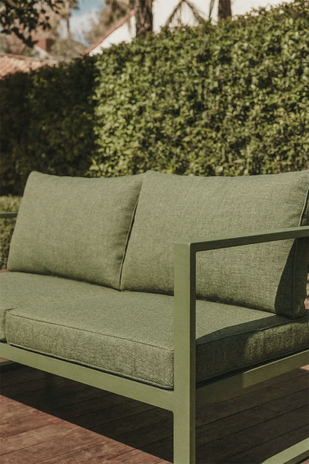 Divano da giardino in alluminio a 2 posti Lipov, immagine della galleria 2