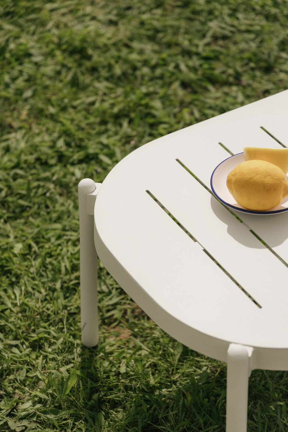 Tavolino da giardino rettangolare 95x55 cm in alluminio Duroli, immagine della galleria 2