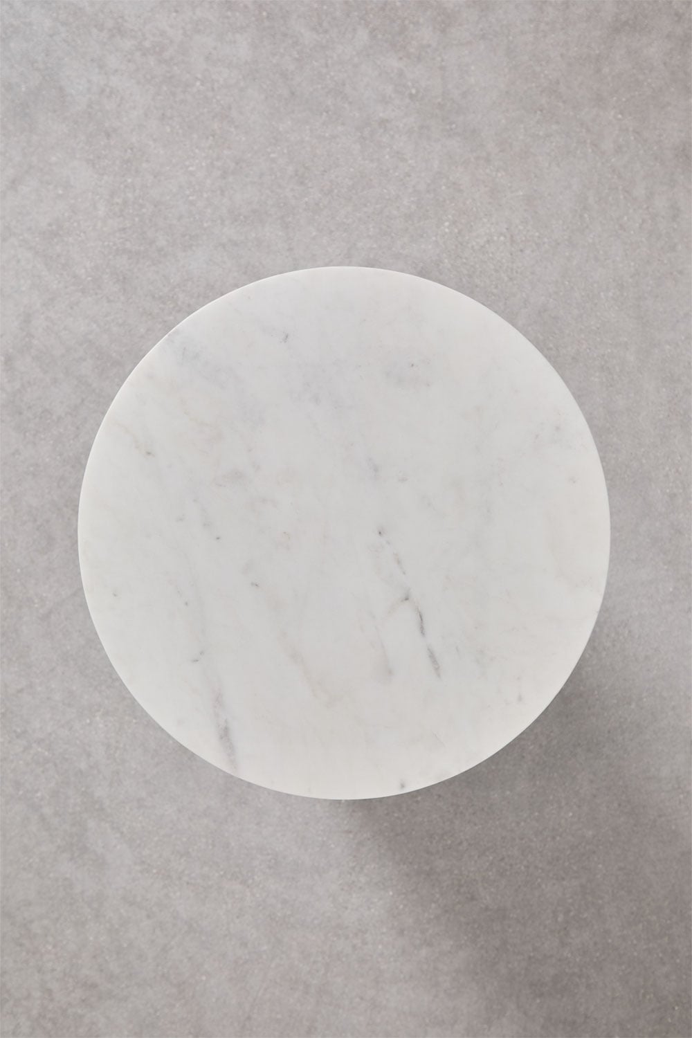 Comodino rotondo Ø35 cm in marmo Mencia, immagine della galleria 9