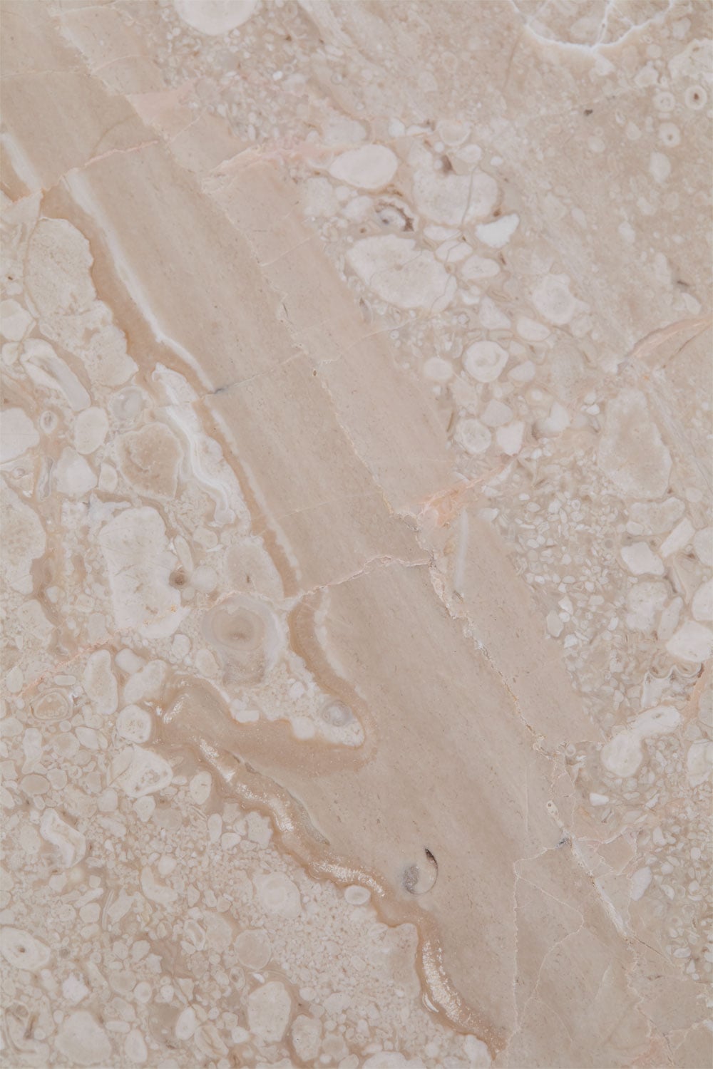 Comodino rotondo Ø35 cm in marmo Mencia, immagine della galleria 7