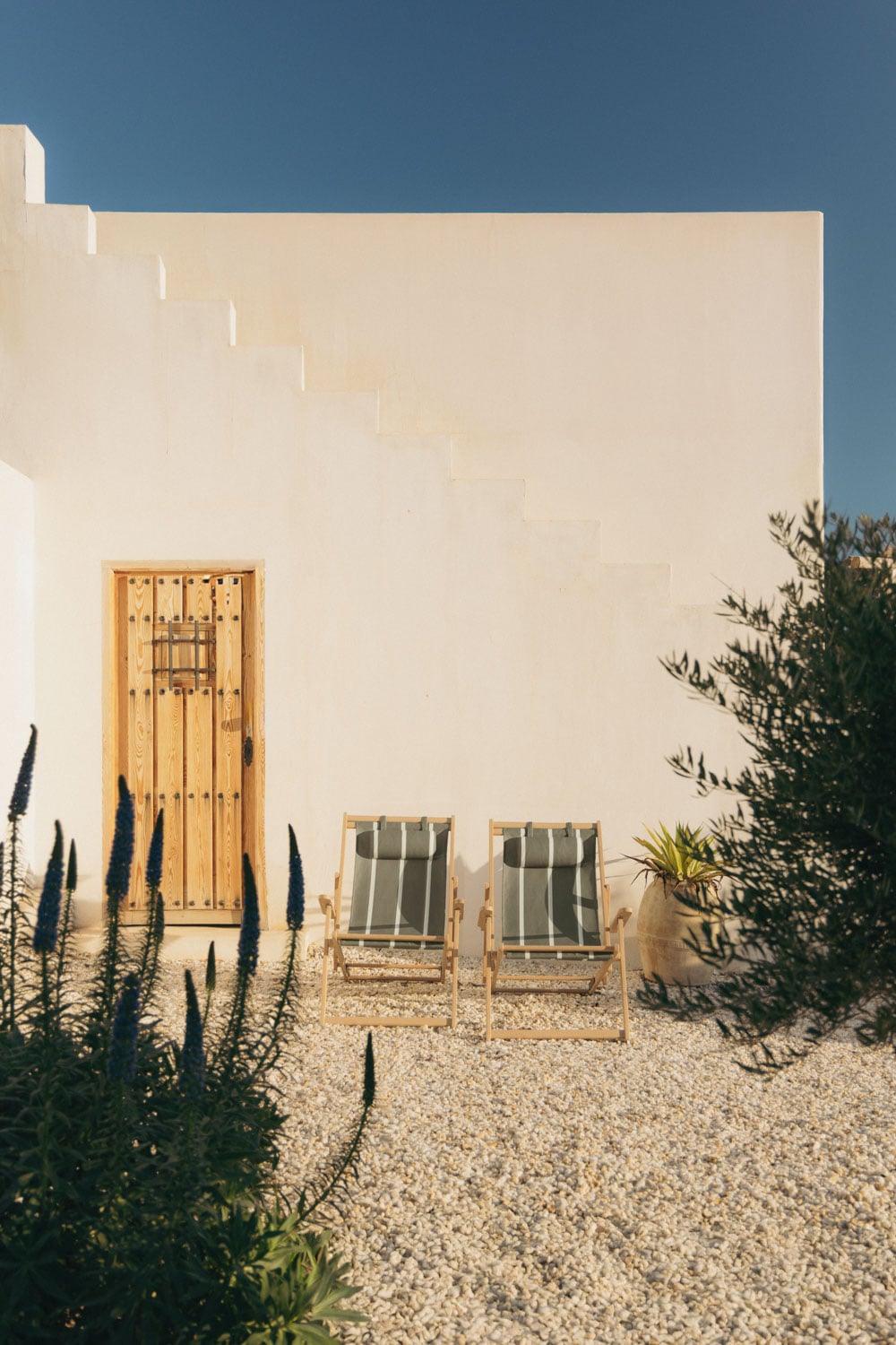 Pack di 2 amache pieghevoli in legno di acacia con cuscino Rondonia, immagine della galleria 1