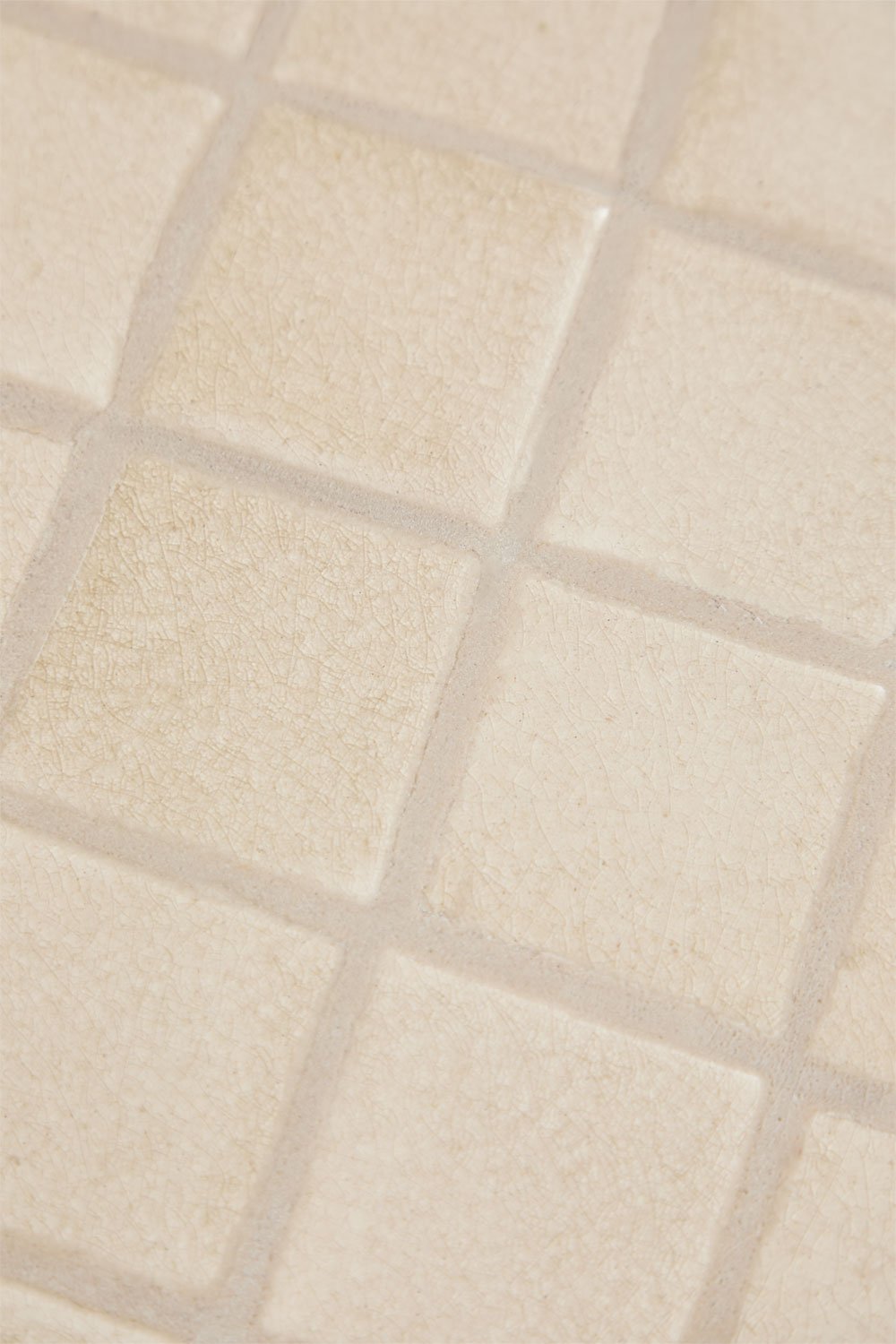 Tavolino rotondo Ø40 cm in legno di acacia e piastrelle Aitana, immagine della galleria 4