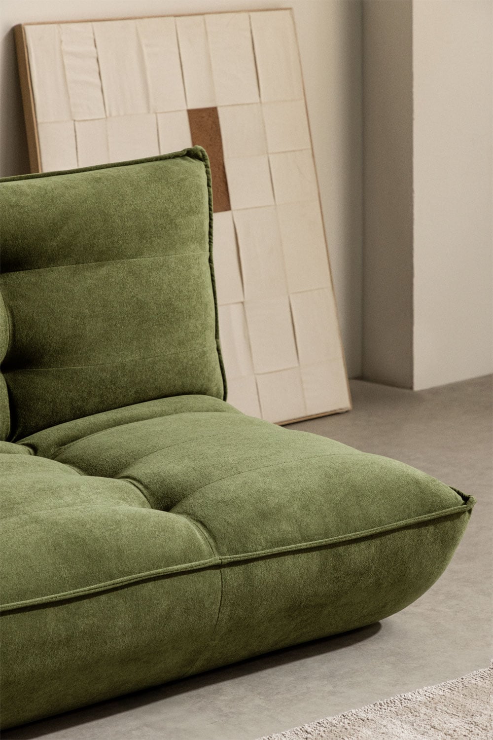 Divano letto 3 posti rivestito Mati, immagine della galleria 2