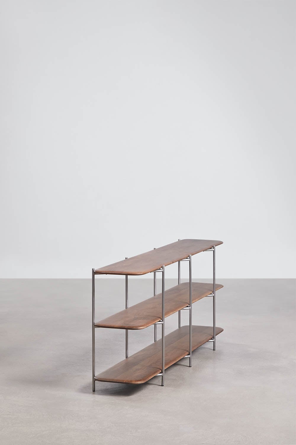 Libreria in legno di mango e acciaio inossidabile Vimara, immagine della galleria 4