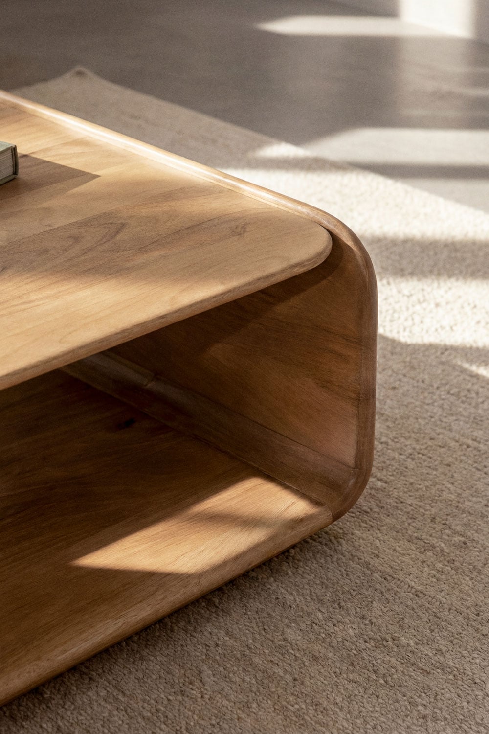 Tavolino quadrato in legno Tinsley, immagine della galleria 2