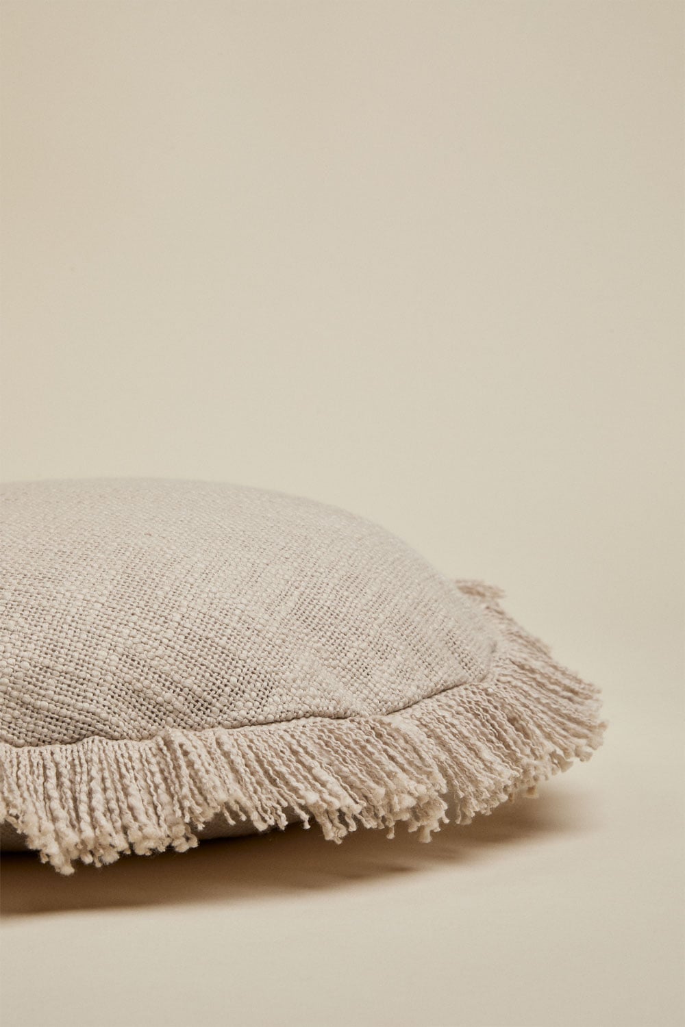 Cuscino rotondo Ø40 cm in cotone Soncey, immagine della galleria 3