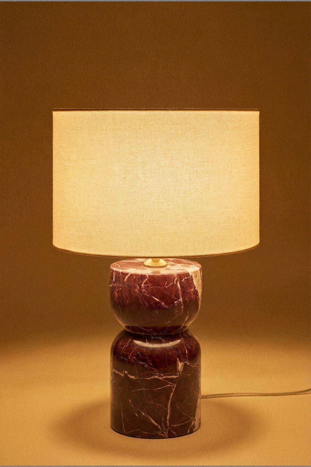 Lampada da tavolo in pietra naturale Diniz, immagine della galleria 4