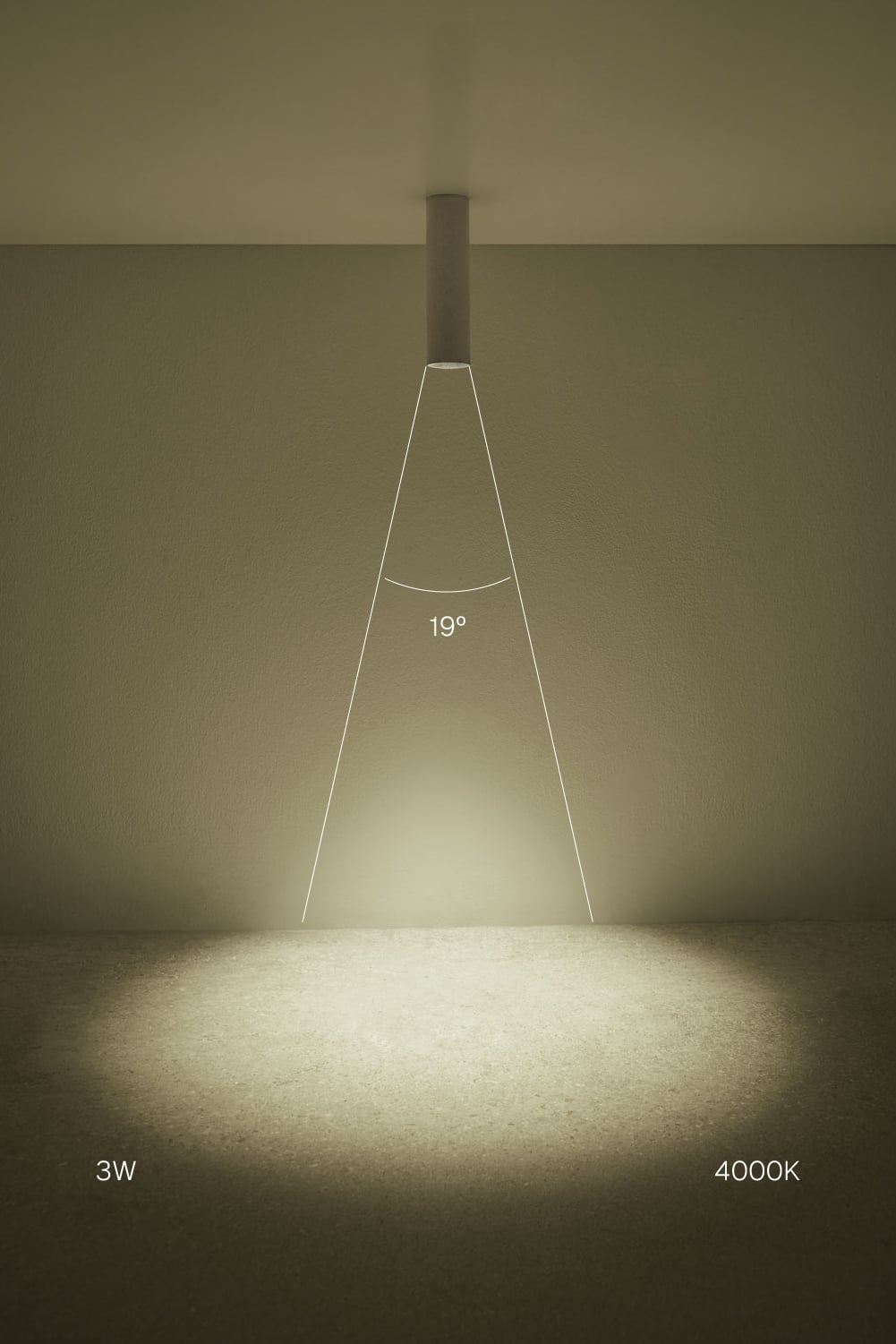 Applique da soffitto LED di superficie rotondo in alluminio Luisiana Ø4 cm, imagen de galeria 2