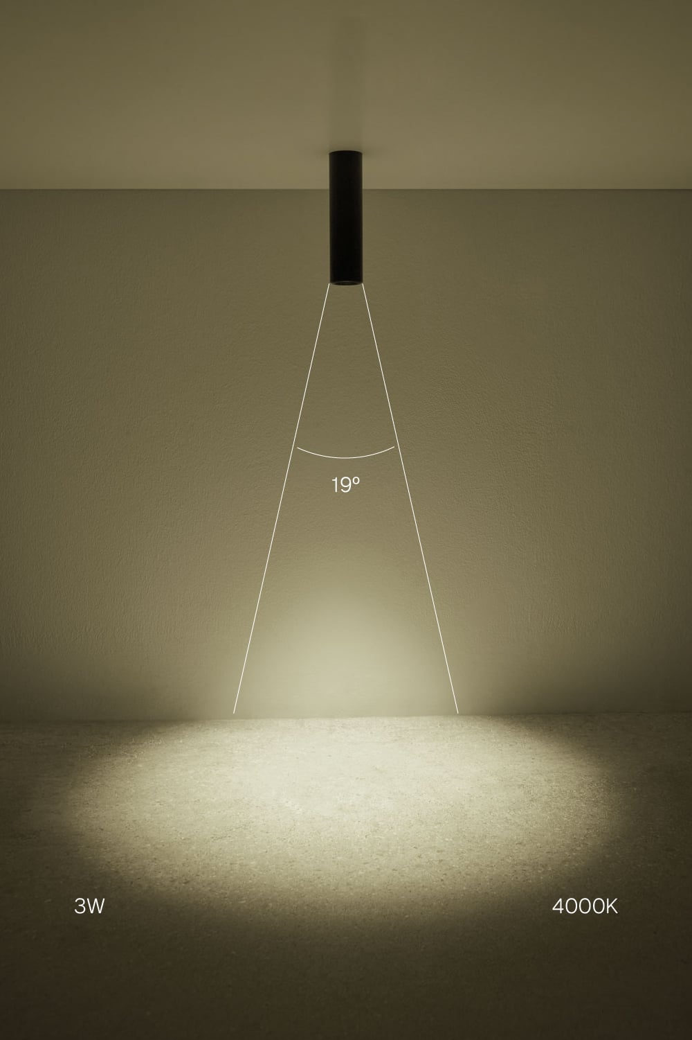 Applique da soffitto LED di superficie rotondo in alluminio Luisiana Ø4 cm, imagen de galeria 2
