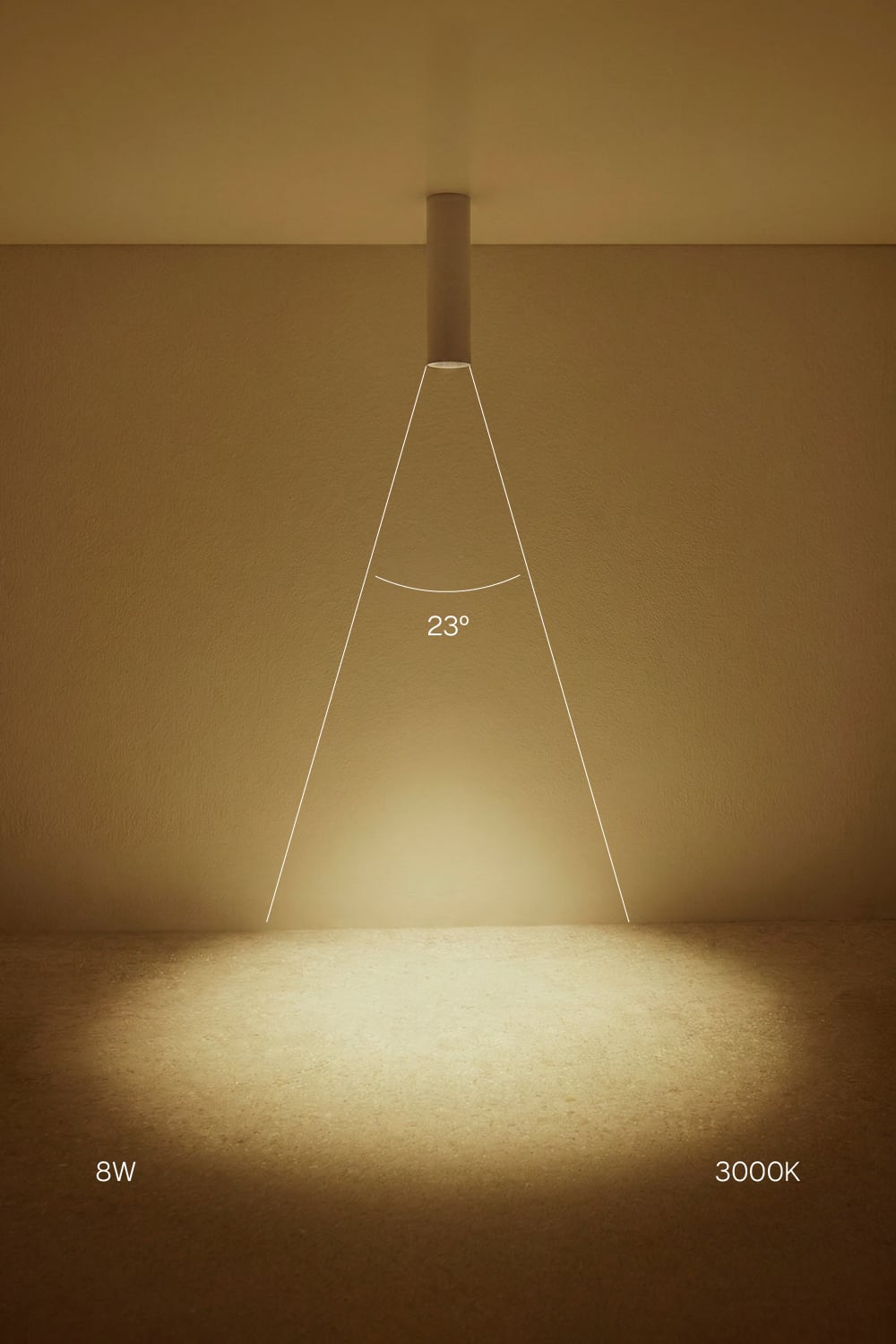 Applique da soffitto LED a superficie rotondo Ø7,2 cm in alluminio Luisiana, imagen de galeria 2