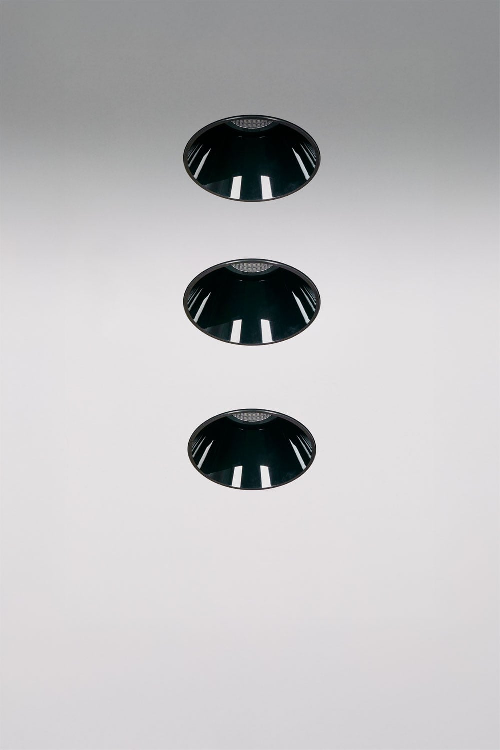 Confezione da 3 faretti LED da incasso, senza cornice, rotondi, Ø5,3 cm, in alluminio Luisiana, imagen de galeria 1