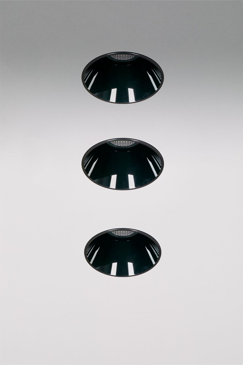 Confezione da 3 faretti LED da incasso, senza cornice, rotondi, Ø6,8 cm, in alluminio Luisiana, imagen de galeria 2
