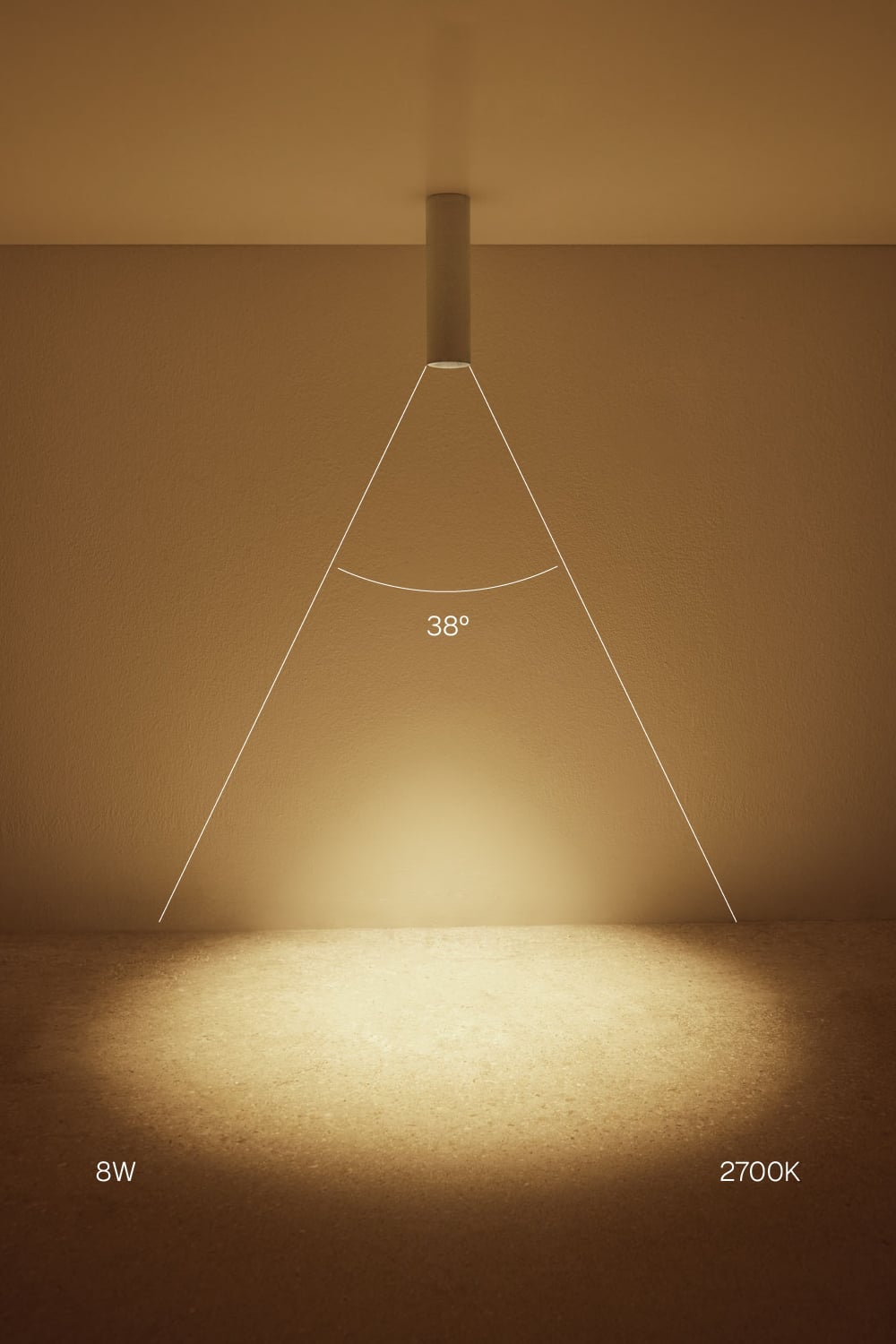 Confezione da 2 plafoniere a LED rotonde da superficie, Ø7,2 cm, in alluminio Luisiana, imagen de galeria 2