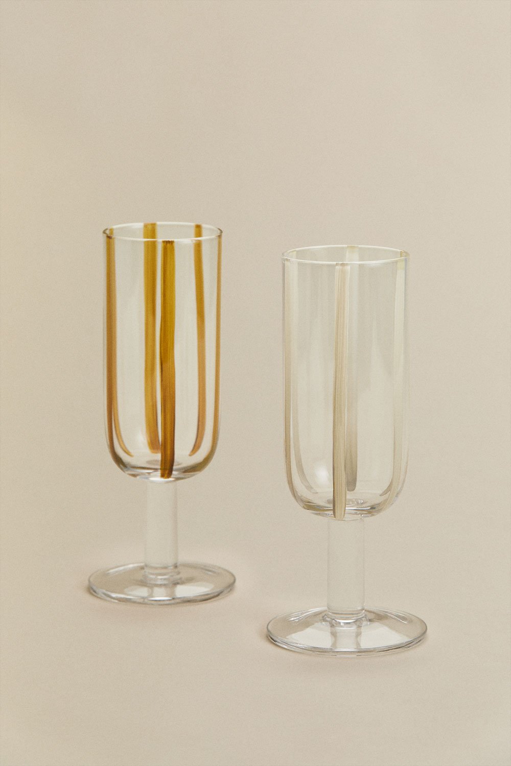 Set di 4 calici da champagne 26 cl in vetro Jalviana, immagine della galleria 7