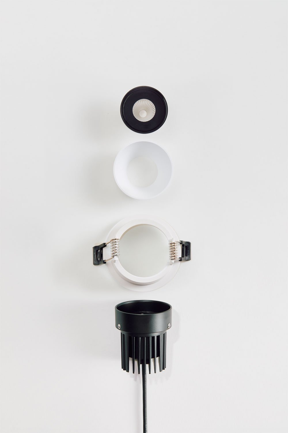Downlight LED da incasso con cornice rotonda Ø8 cm in alluminio Luisiana, imagen de galeria 6