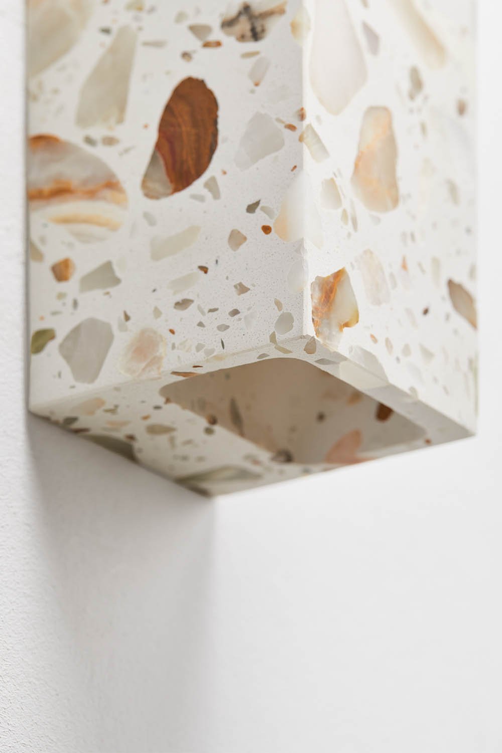 Applique da parete LED per esterni in pietra naturale Manziana, immagine della galleria 5