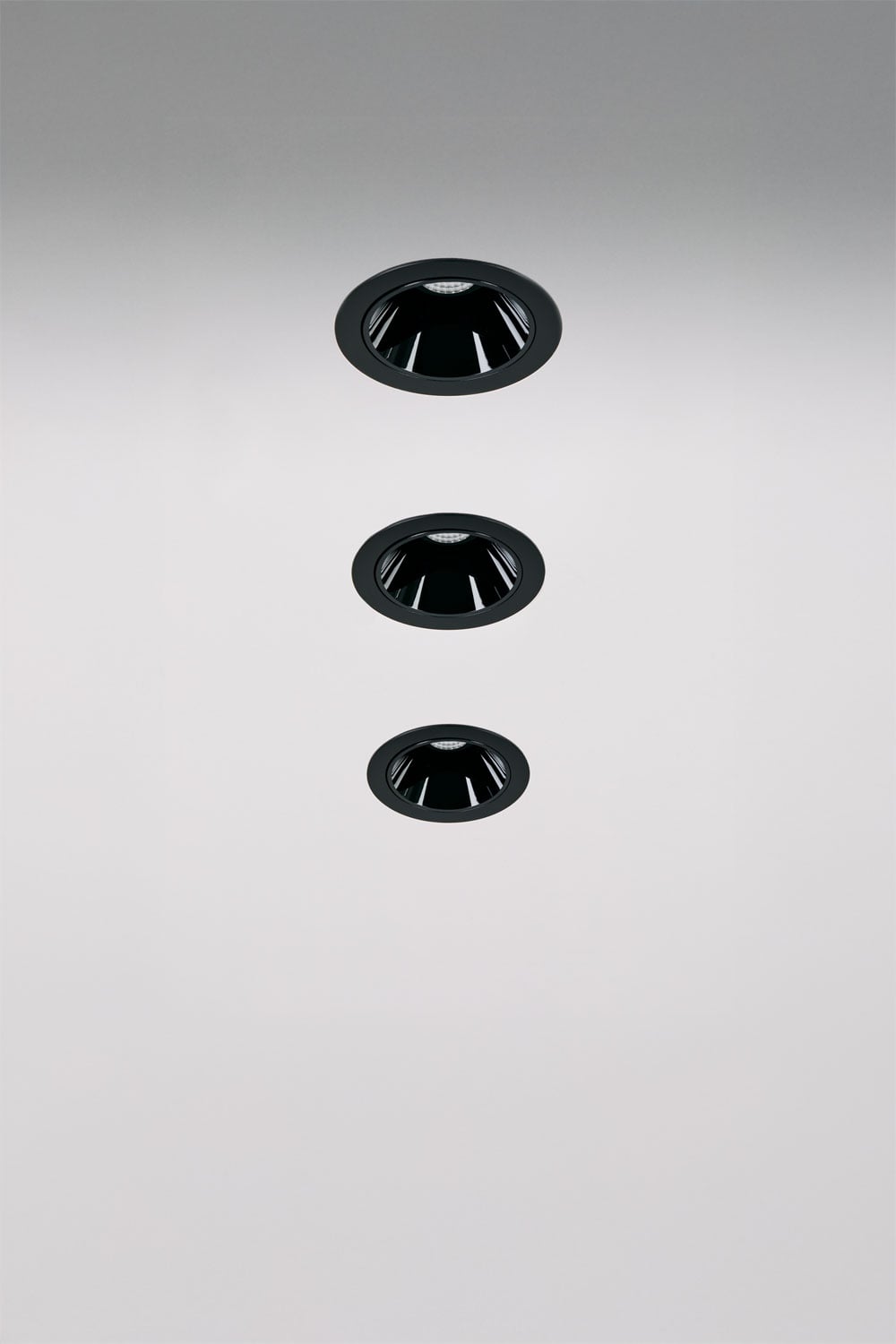 Pack da 3 downlight LED da incasso con cornici rotonde Ø5 cm in alluminio Luisiana, imagen de galeria 1