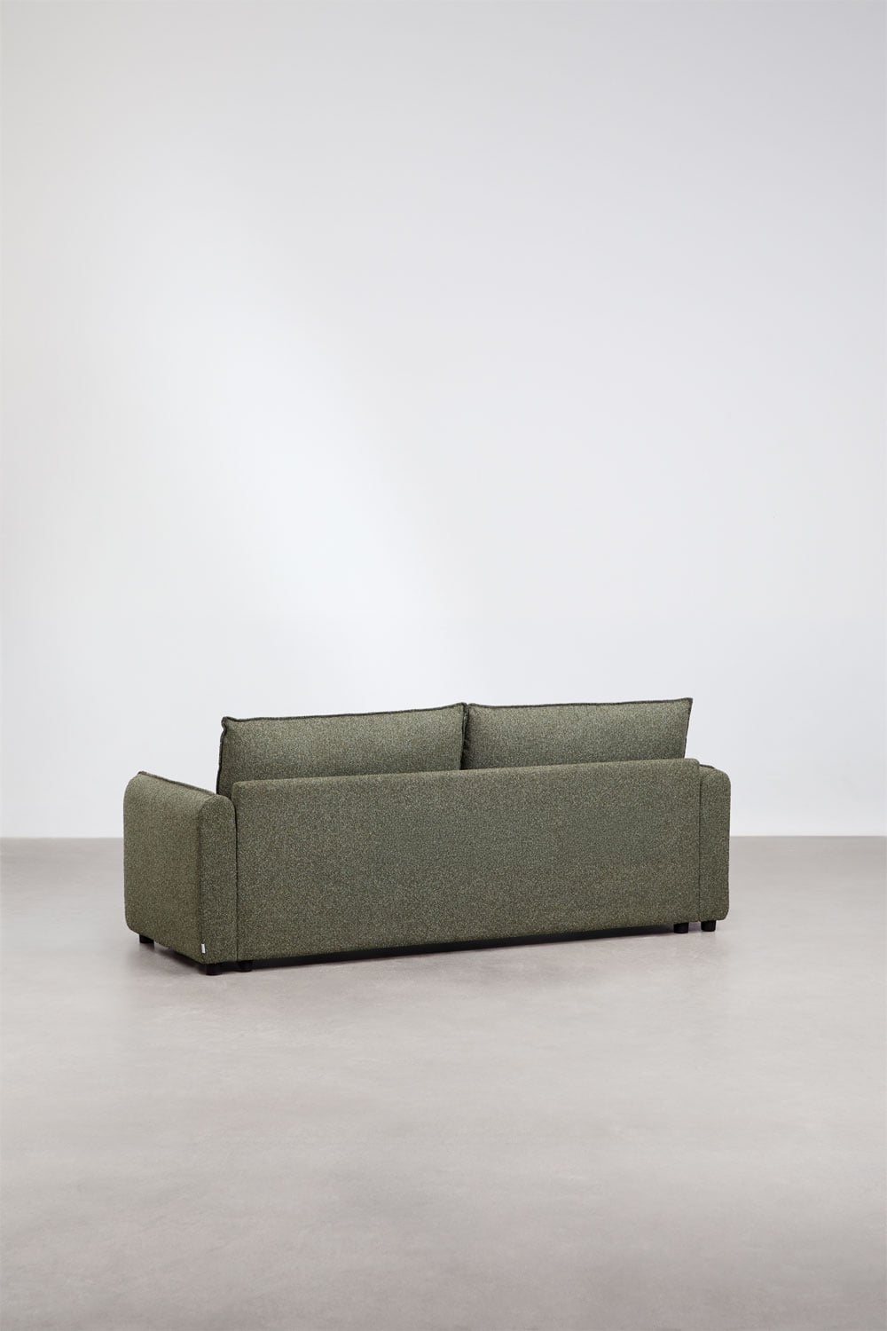 Divano letto 3 posti in tessuto bouclé Drovi, immagine della galleria 6