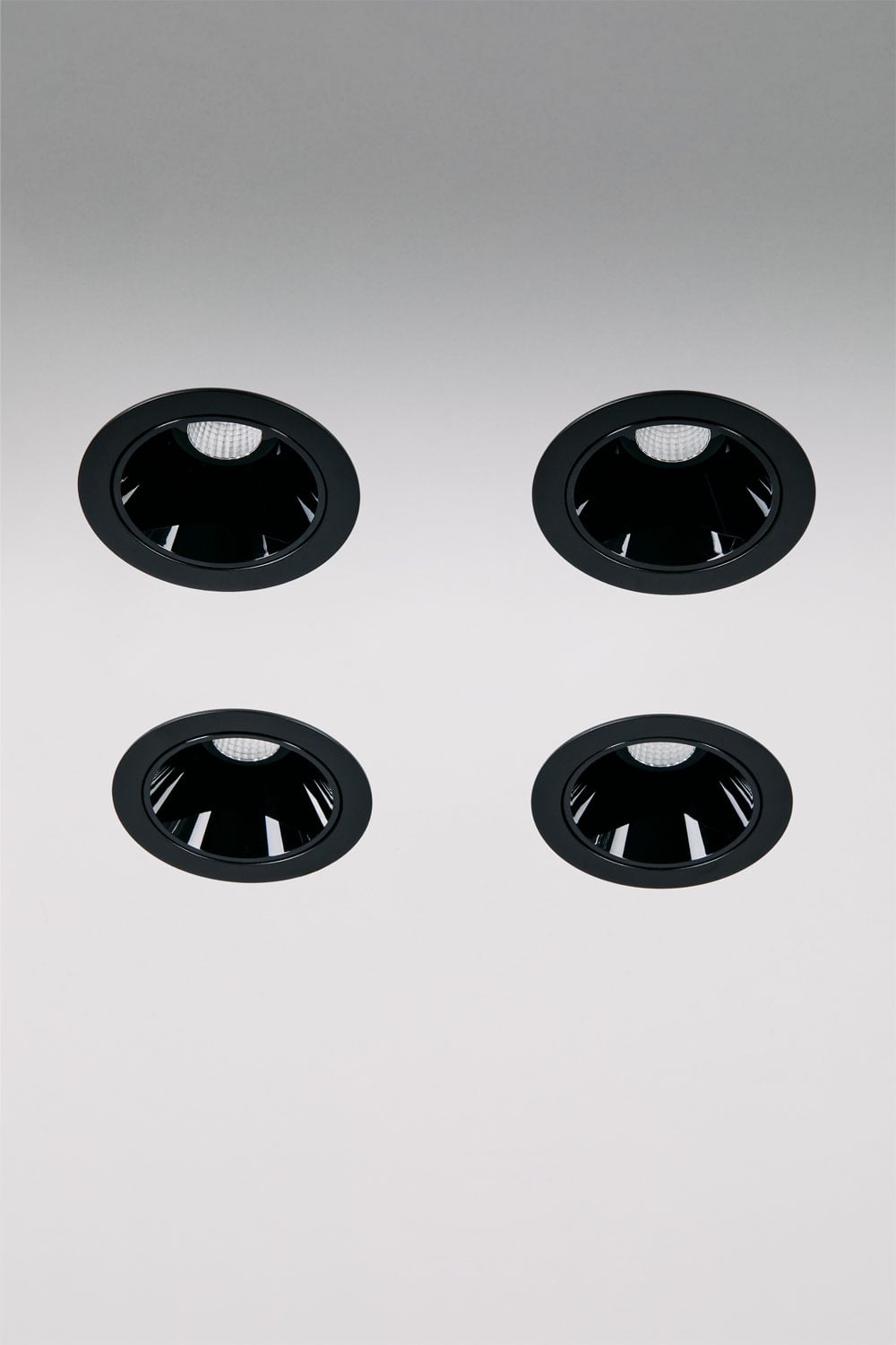 Pack da 4 downlight LED da incasso con cornici rotonde Ø7 cm per esterni in alluminio Luisiana, imagen de galeria 1