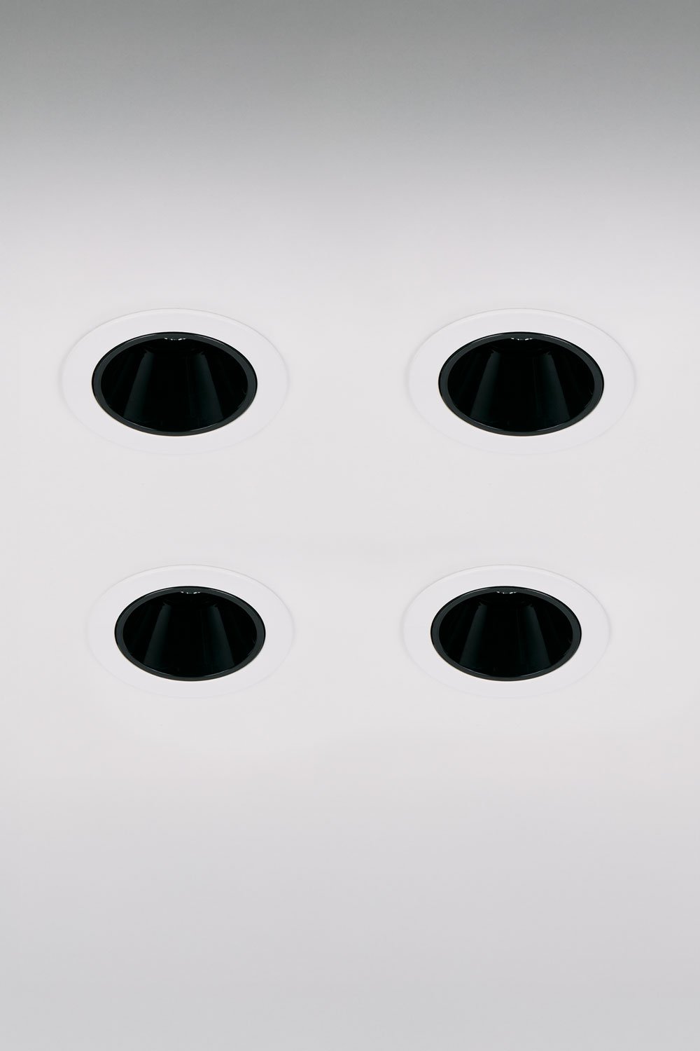 Pack di 4 downlight LED da incasso con cornici rotonde Ø7 cm in alluminio Luisiana, imagen de galeria 1