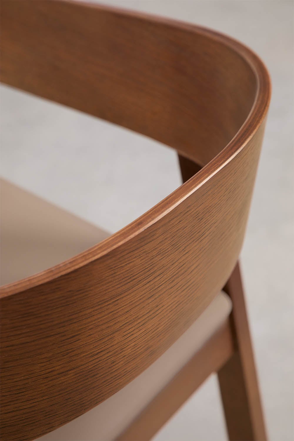 Sedia da pranzo con braccioli in legno di rovere Olsen, immagine della galleria 5