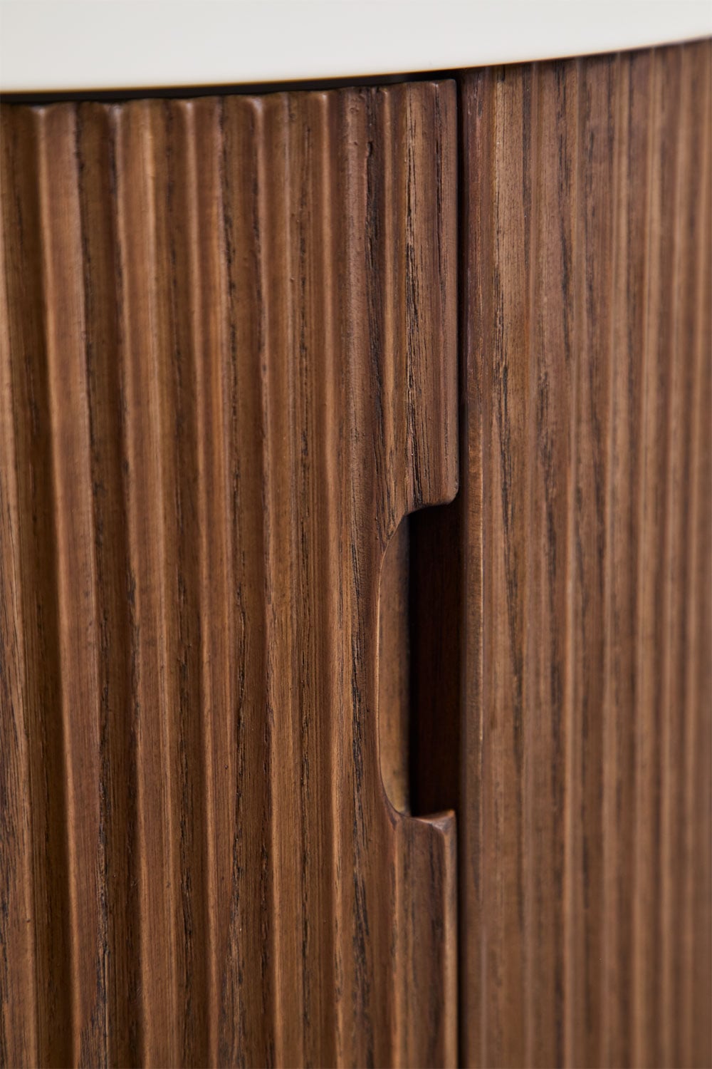 Set di mobili da bagno in legno con lavabo integrato Freia, immagine della galleria 7