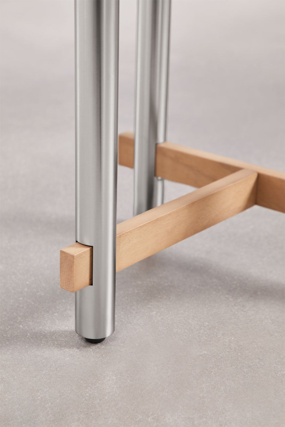 Panca 170 cm in legno di mango e acciaio Osaka, immagine della galleria 4