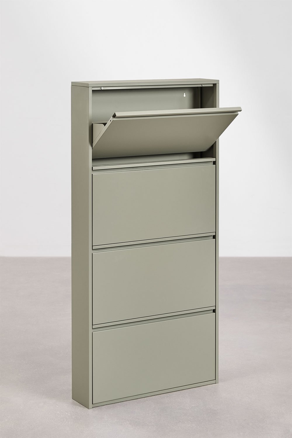 Armadio porta scarpe in acciaio Logan, immagine della galleria 4