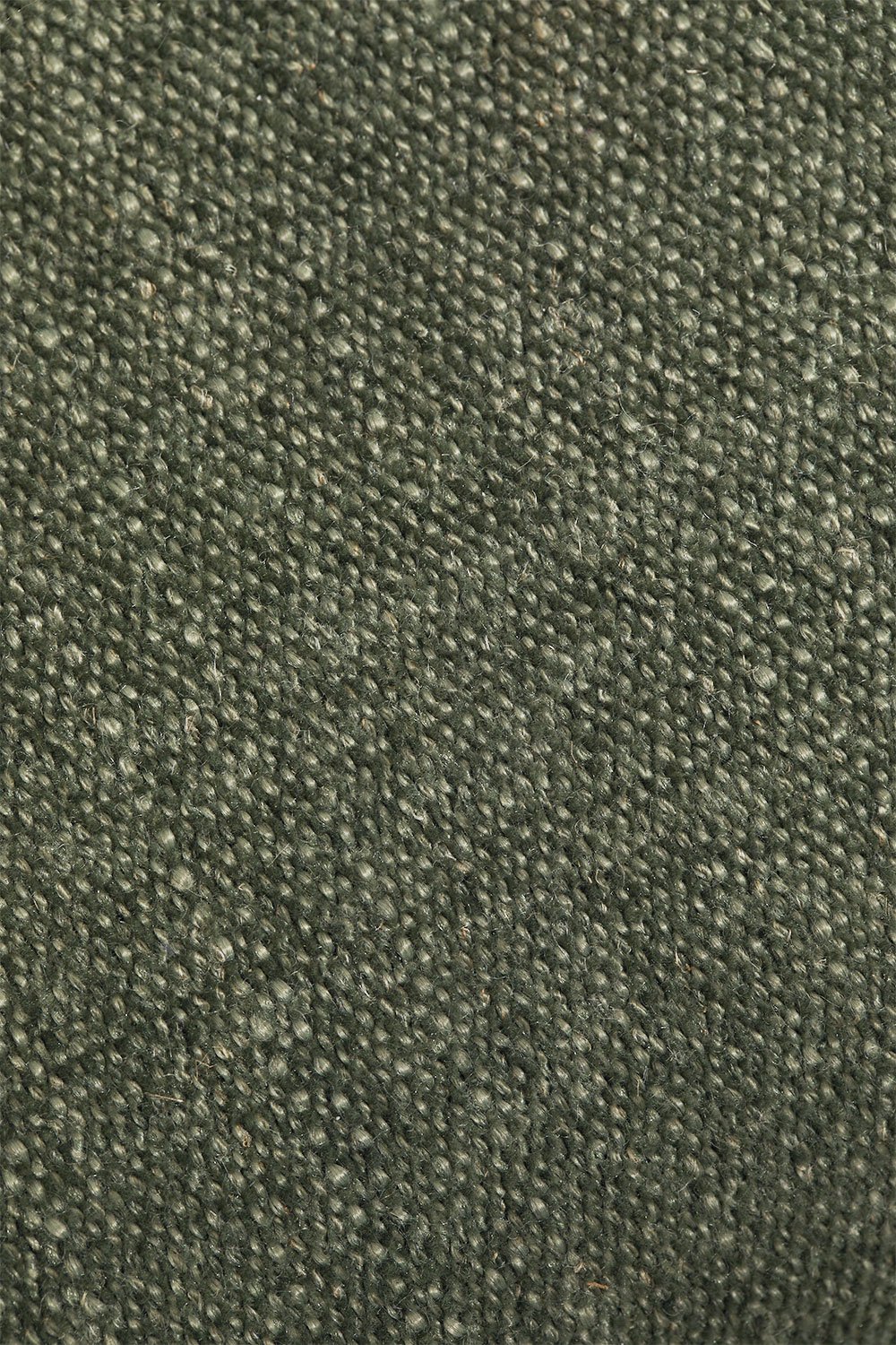 Panca 160 cm in legno di caucciù scuro e tessuto verde oliva intenso Lofren, immagine della galleria 4