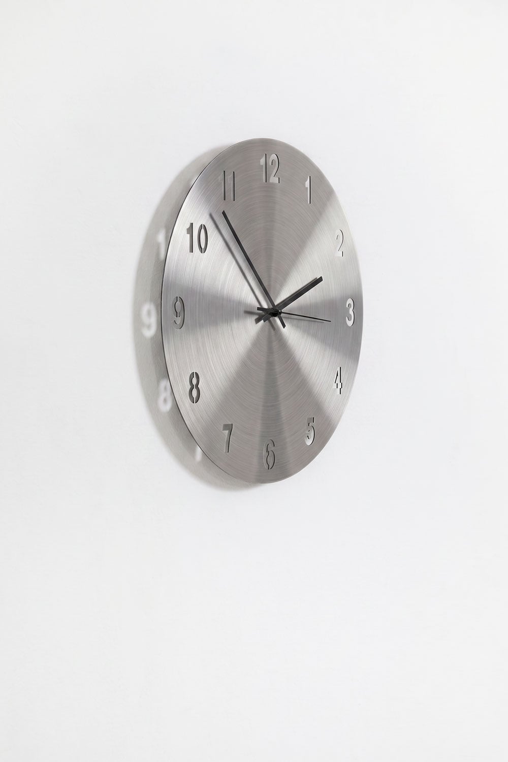 Orologio da parete Ø40 cm in acciaio inox Kimberly, immagine della galleria 2