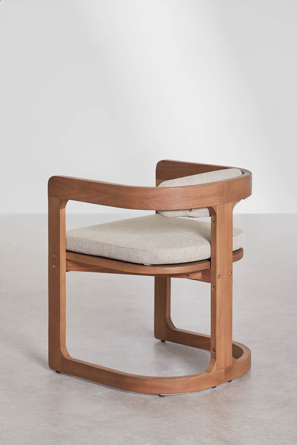 Set da tavolo rettangolare 265x120 cm in legno di acacia Siena e 10 sedie da giardino in legno di eucalipto Selira, immagine della galleria 5371208