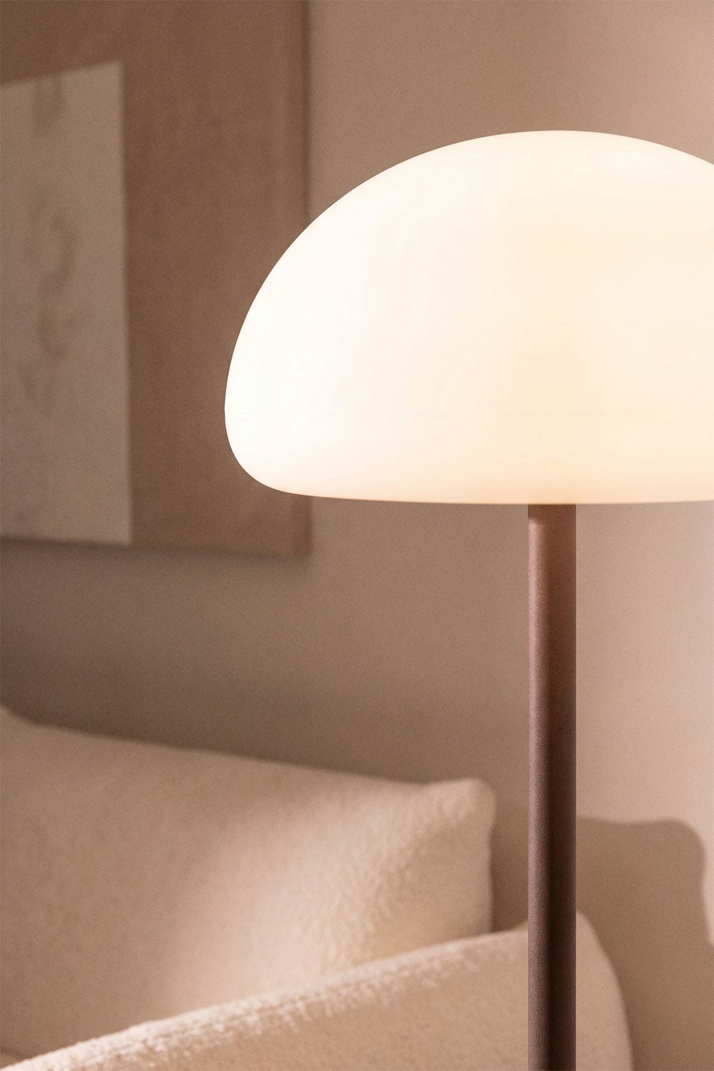 Lampada da terra LED wireless in ferro Zeliro, immagine della galleria 2