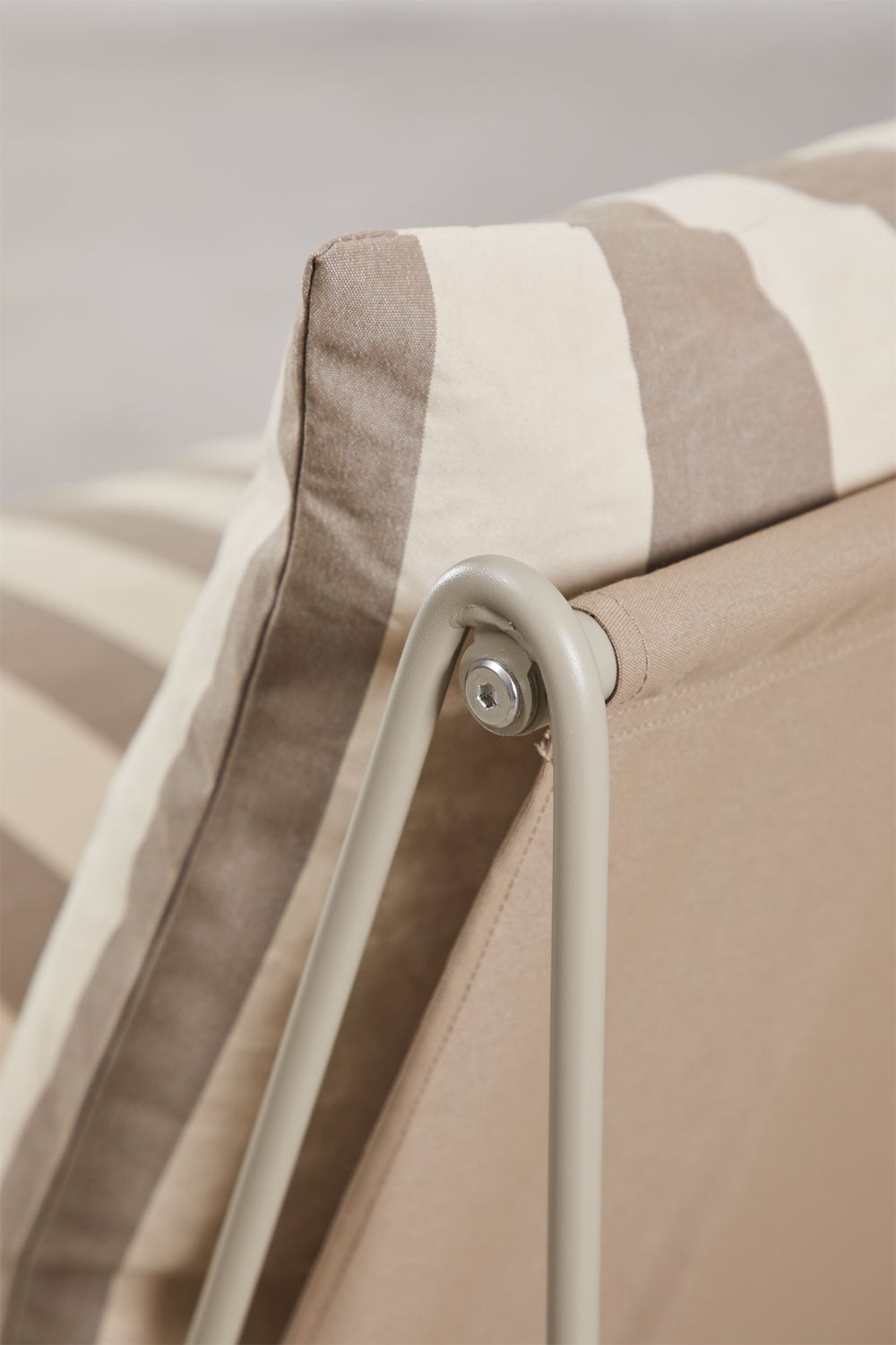 Divano modulare da giardino a 3 pezzi con pouf convertibile Amaro, immagine della galleria 3