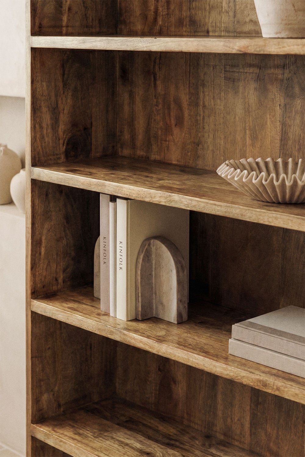 Libreria ↑165 cm in legno di mango Shelby, immagine della galleria 2