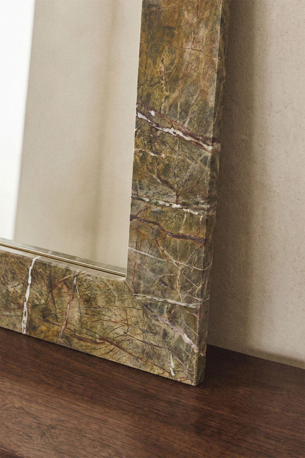 Specchio da parete in pietra naturale Alune, immagine della galleria 2