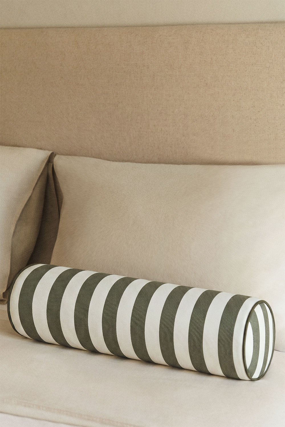 Cuscino rullo 15x50 cm in tessuto Somalia, immagine della galleria 1