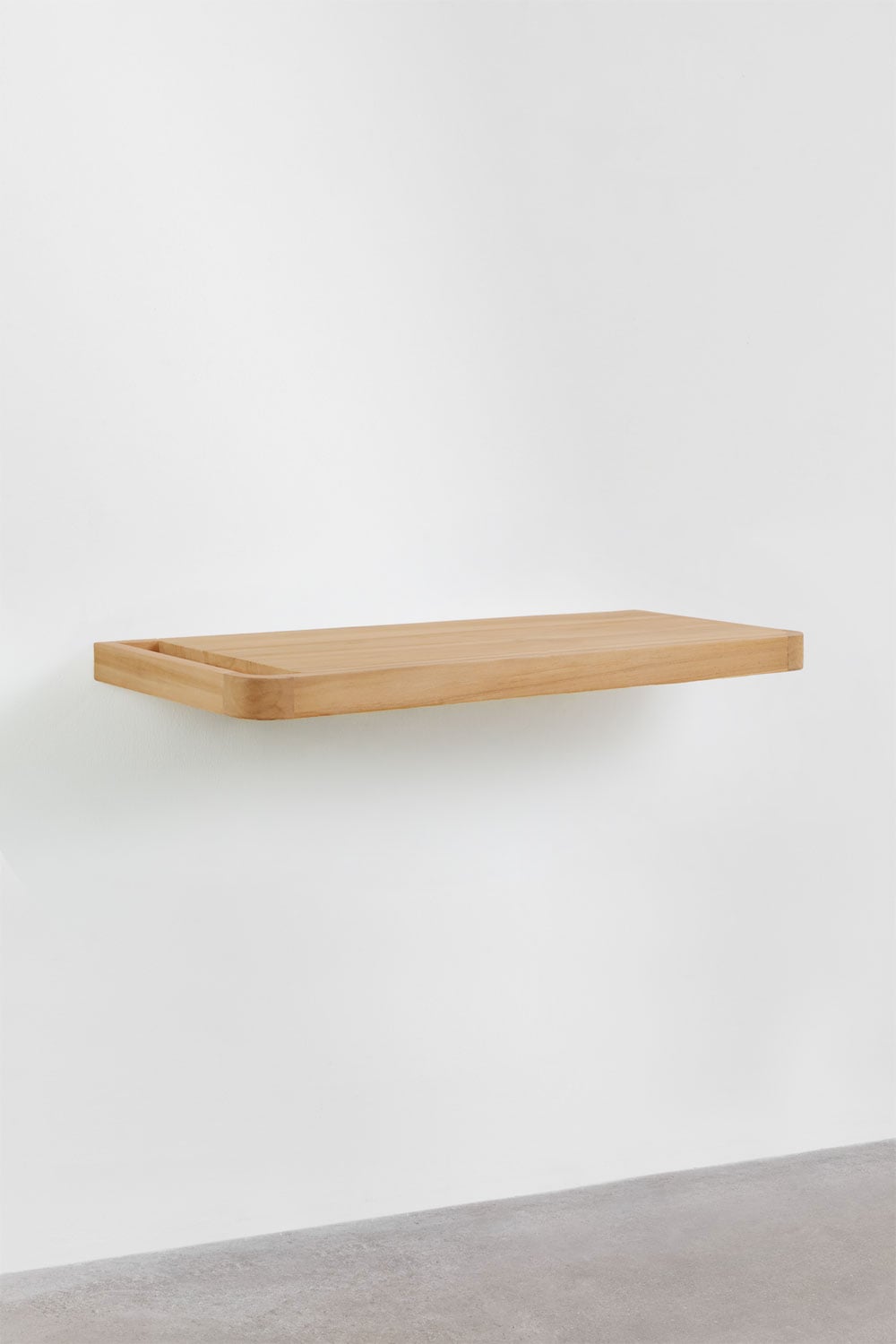 Set di mobili da bagno sospeso 110x45 cm in legno di teak Neill, immagine della galleria 4
