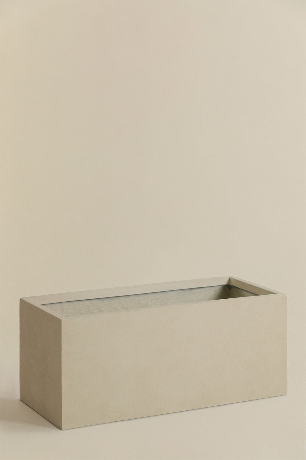 Vaso da esterno rettangolare in cemento Sergio, immagine della galleria 3