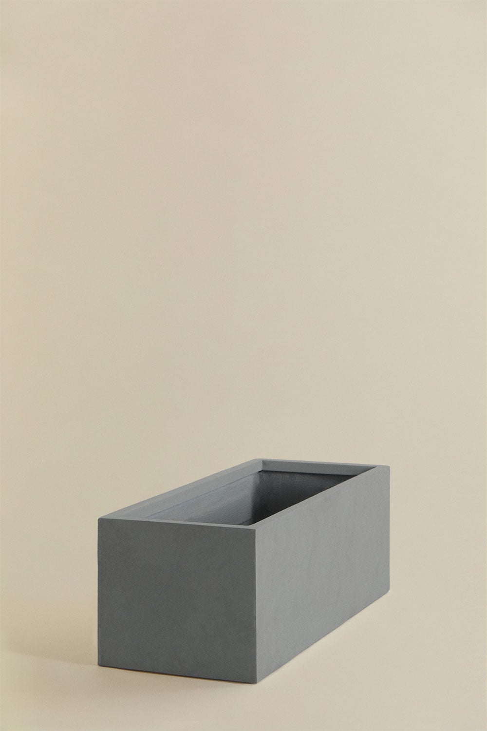 Vaso da esterno rettangolare in cemento Sergio, immagine della galleria 4