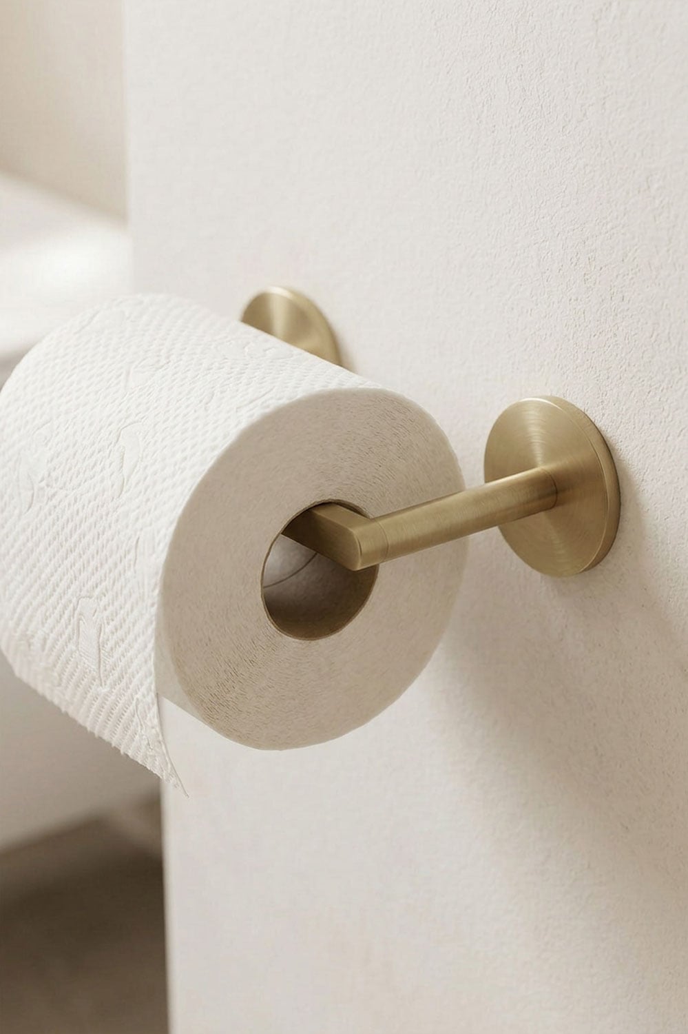 Portarotolo adesivo per bagno in acciaio inox Caldrumi, immagine della galleria 2