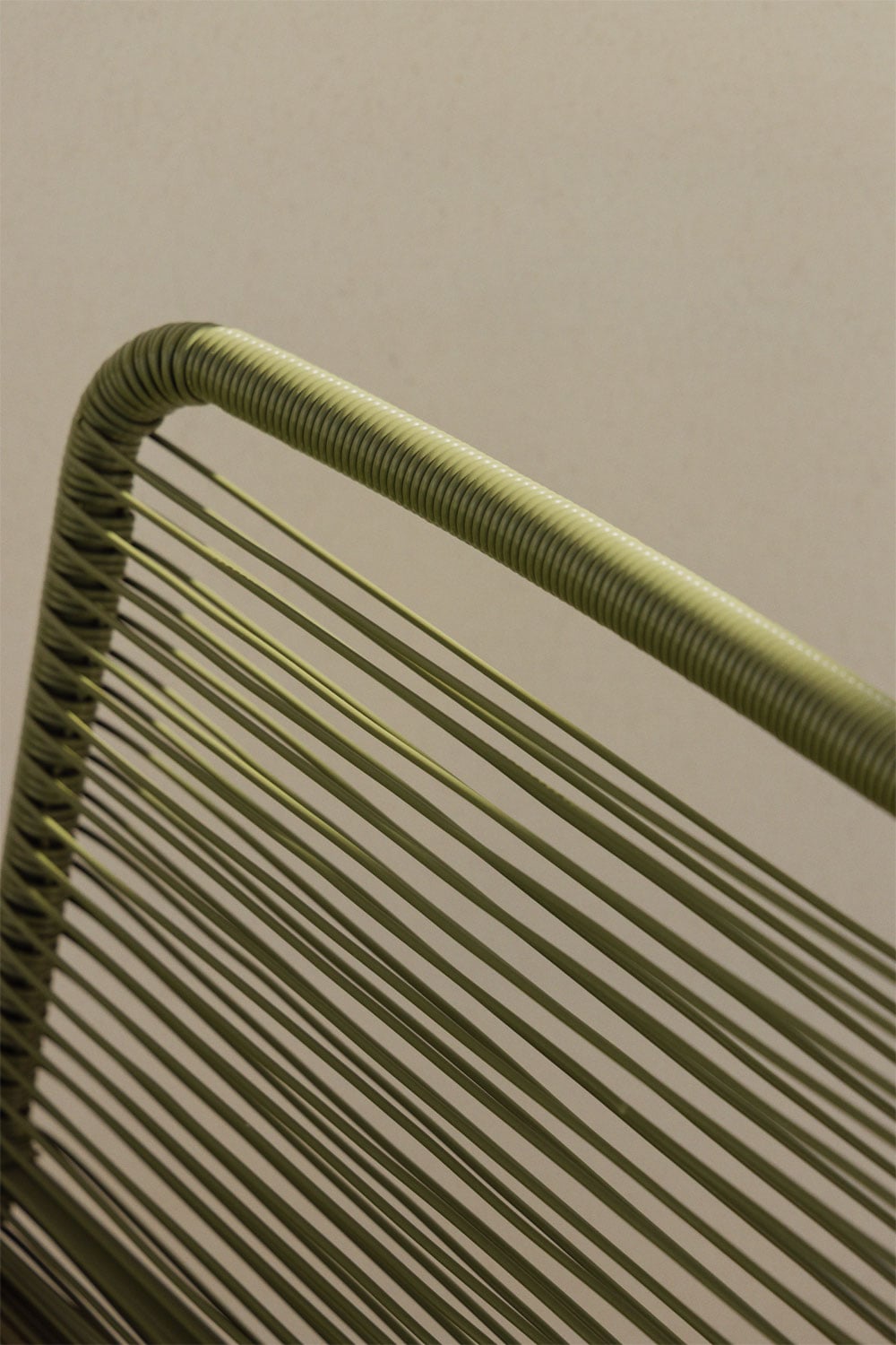 Poltrona da giardino in acciaio e rattan sintetico Kuorin, immagine della galleria 2