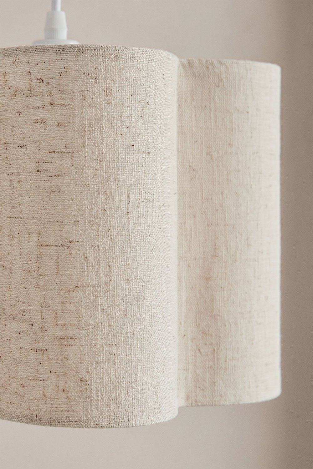 Lampada a sospensione Ø45 cm in cotone Philipa, immagine della galleria 2