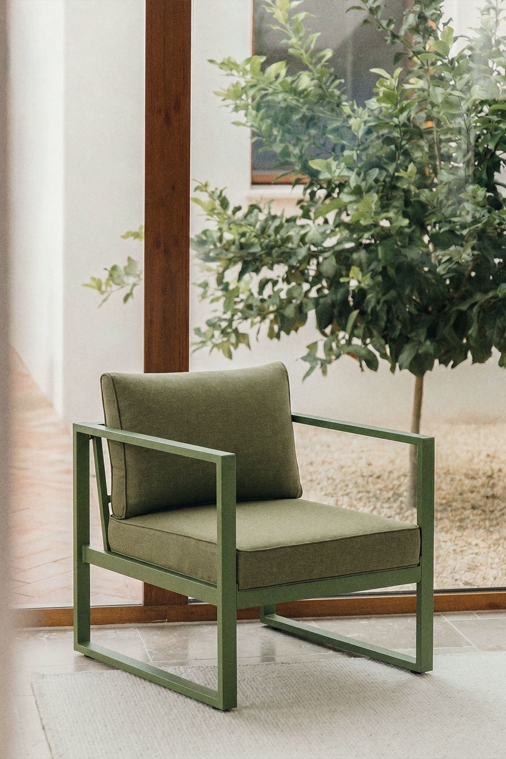 Poltrona in alluminio Lipov, immagine della galleria 1