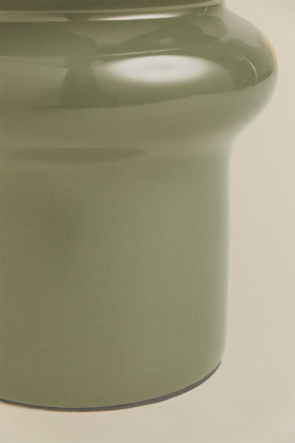 Lampada da tavolo 35 cm in ceramica con sfera di cristallo Kryx, immagine della galleria 6