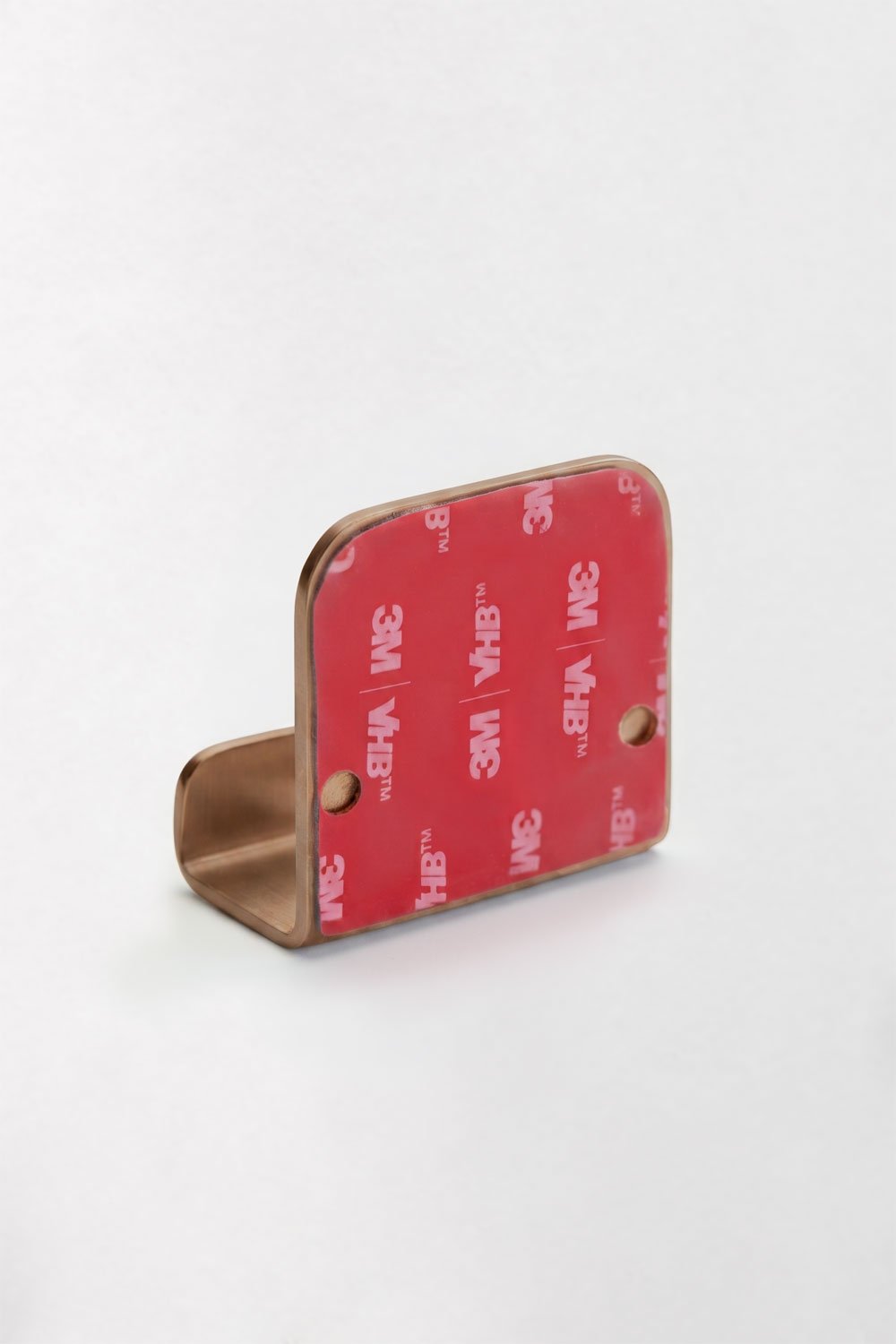 Gancio adesivo per bagno in acciaio inox oro rosa spazzolato Ondreli, immagine della galleria 4