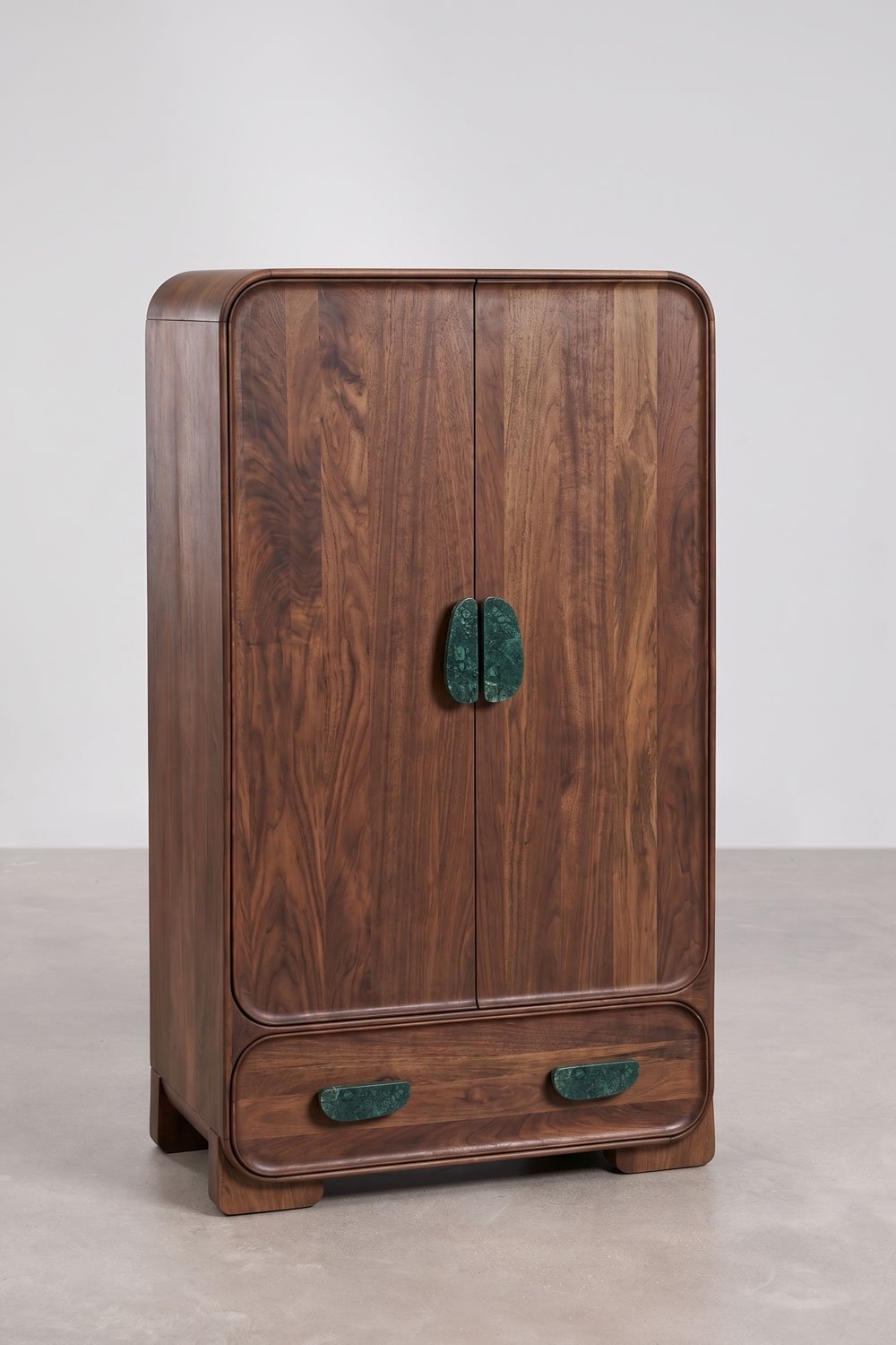 Armadio in legno di mango e pietra naturale Kivalina, immagine della galleria 3