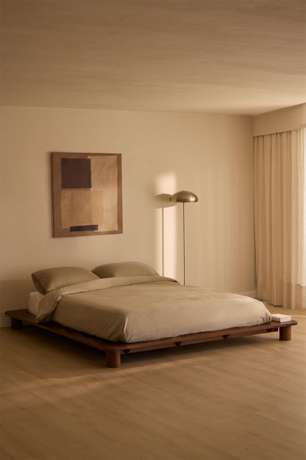 Letto in legno di mango Mariselina, immagine della galleria 1