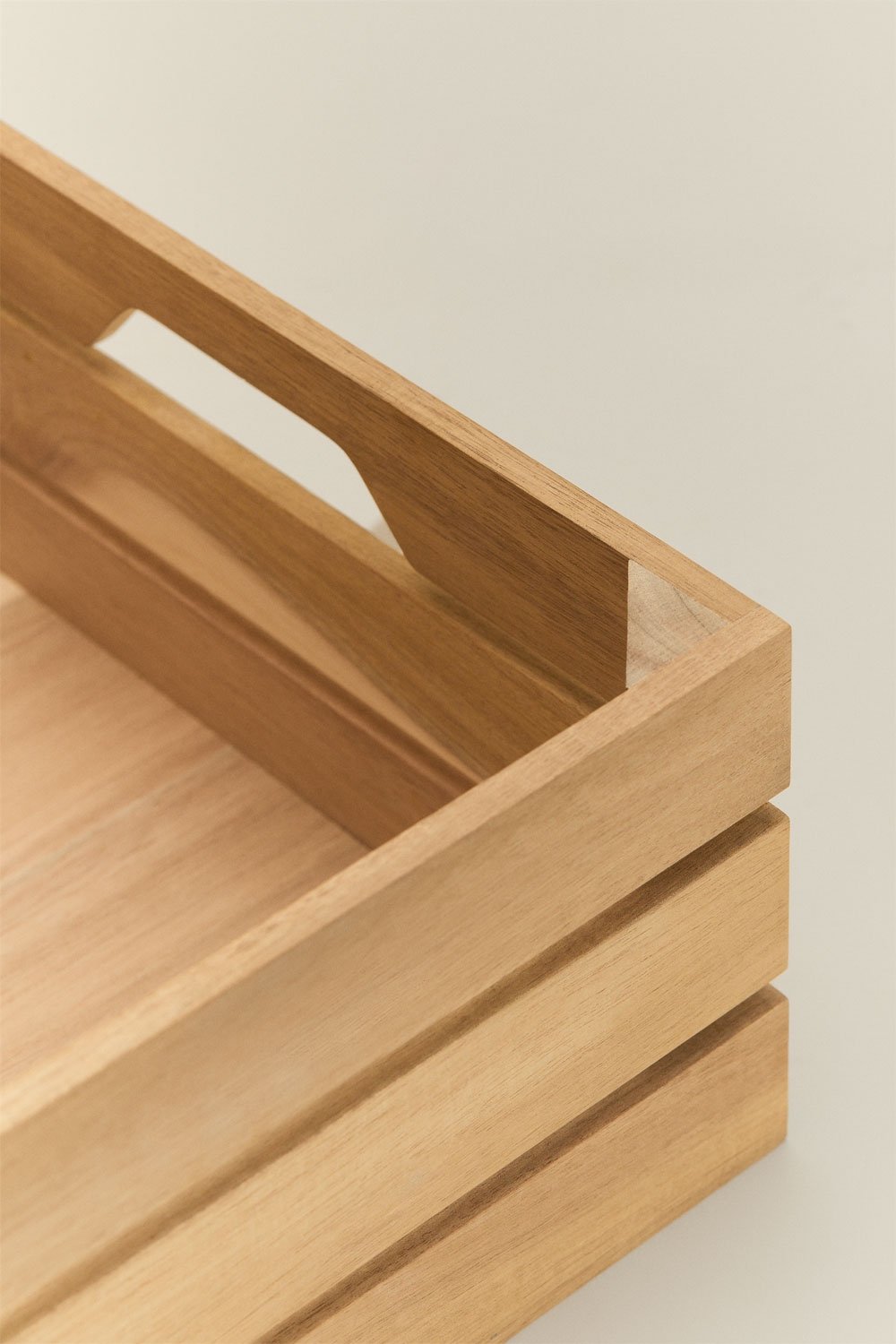 Scatola portaoggetti in legno di gomma Patxi, immagine della galleria 6